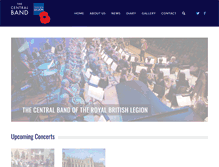 Tablet Screenshot of centralband.com